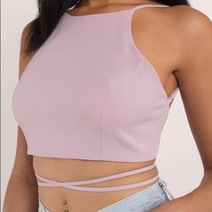 Tobi Wrapped Up Crop Top